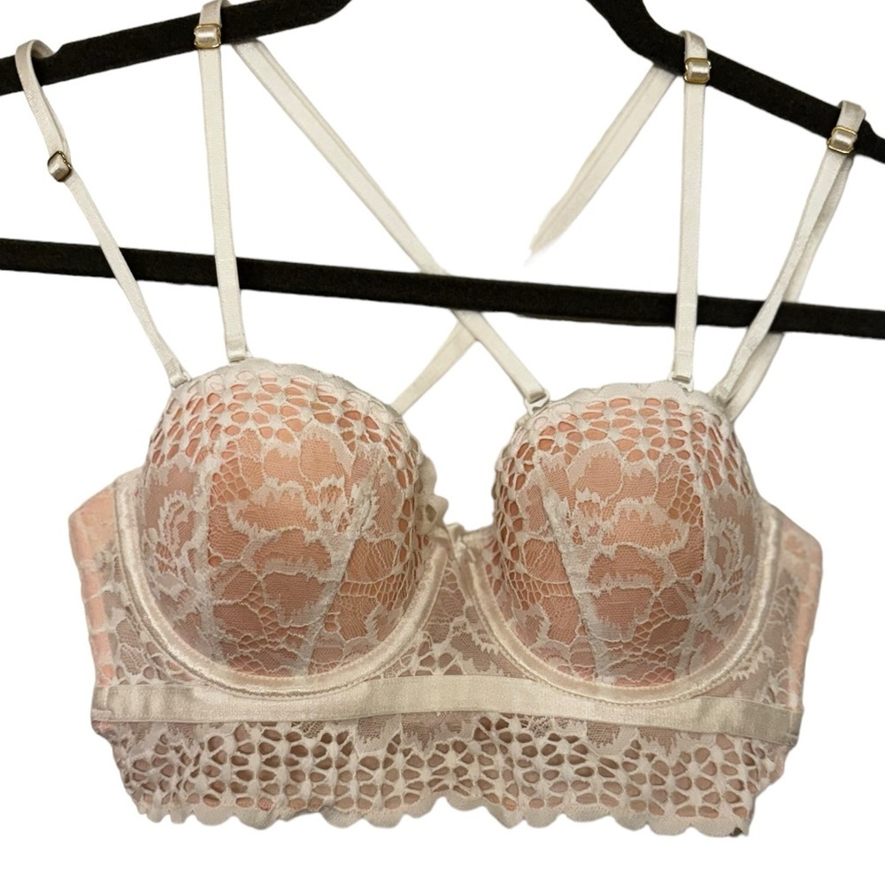 Cacique Lightly Lined Strapless Multiway 36a - image 1